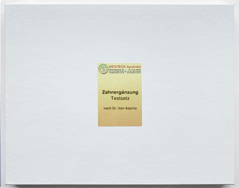 Testsatz Zähne