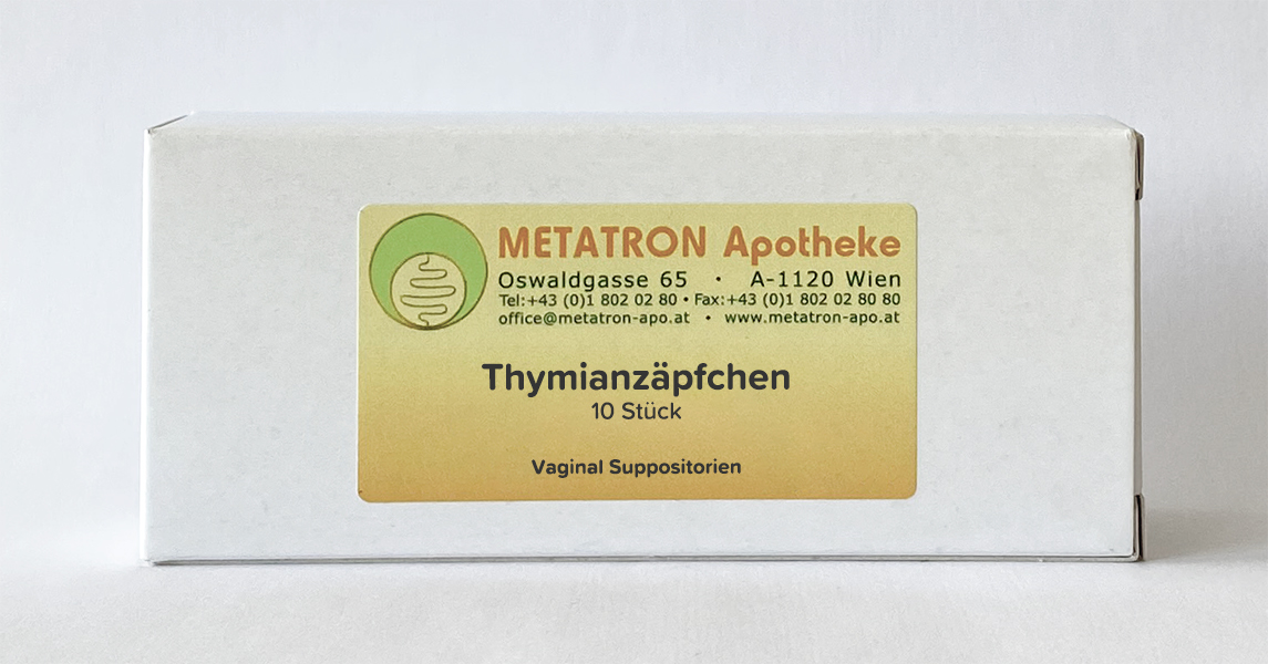 Thymian Zäpfchen | Eigenprodukte | Webshop | Metatron Apotheke für