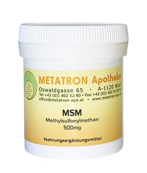 MSM - Methylsulfonylmethan
