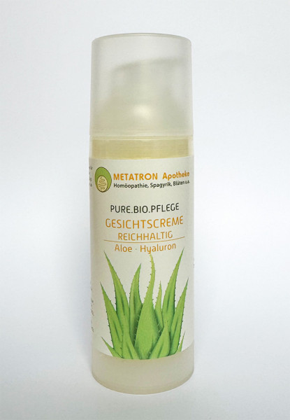 Gesichtscreme reichhaltig Aloe BIO