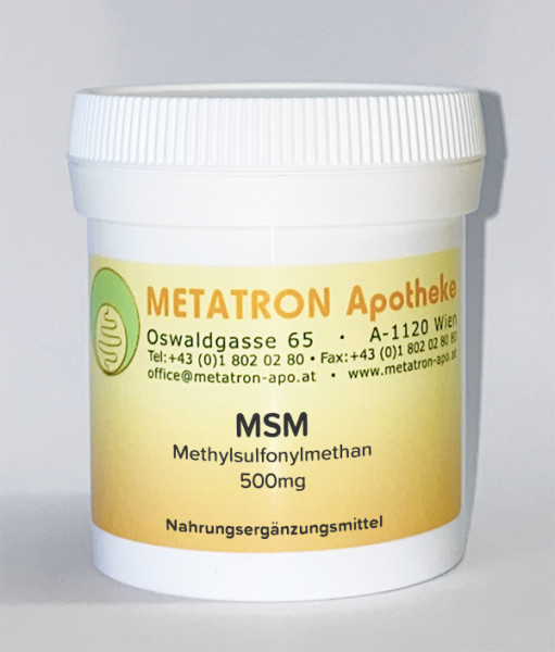 MSM - Methylsulfonylmethan
