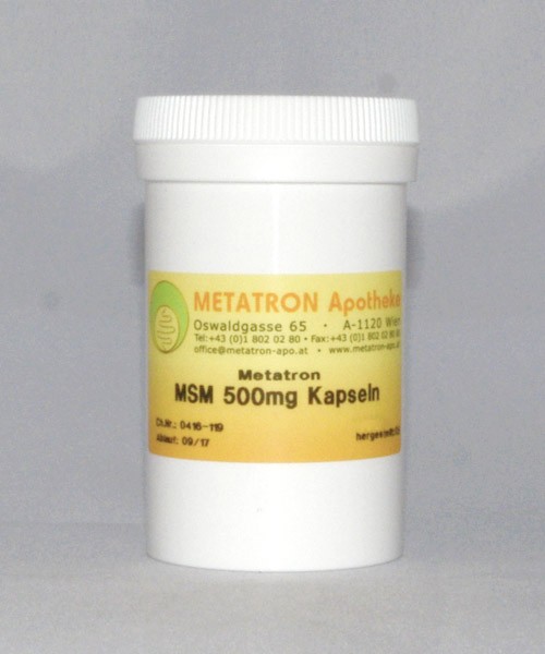 MSM - Methylsulfonylmethan